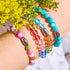 Regenbogen Wickelarmband | Galaxie Glasarmband